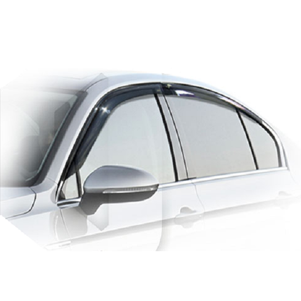Дефлекторы окон CA plastic 2010030311531 для Volkswagen Passat, черный полупрозрачный, 4шт