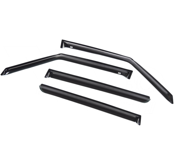 Дефлекторы окон EGR 92410004В Bmw X 5 2001- черный