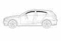 SIM NLD.SVOGOL0932 5 Door VW Golf Vi 2009- черный