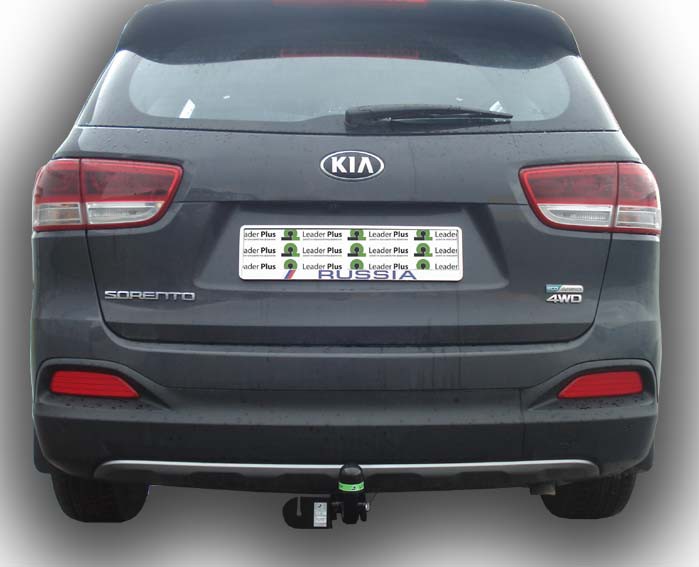 Фаркоп Leader Plus K121-A Kia SORENTO (2015 -...)(дизель) (с универсальным электропакетом)