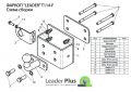 Leader Plus T114-F Toyota HILUX 4WD N2 под задний силовой бампер 2008-...