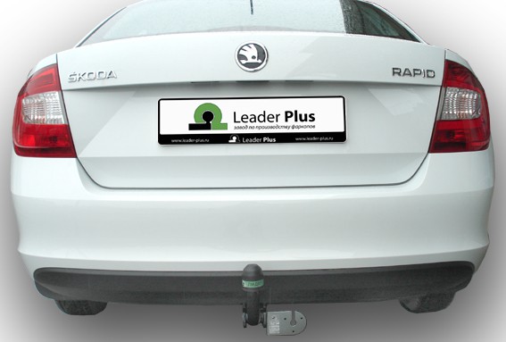 Фаркоп Leader Plus V125-A Volkswagen POLO (седан)(6R1)2010-.../Skoda RAPID(лифтбек)(NH)2012-...
