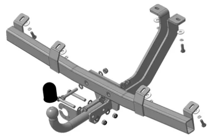 Фаркоп Motodor 92512-A Toyota Land Cruiser 200 2007-2021