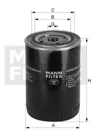 Фильтр масляный MANN FILTER W9019