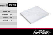 Фильтр салонный FORTECH FS133