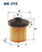 Фильтр воздушный Filtron AK315