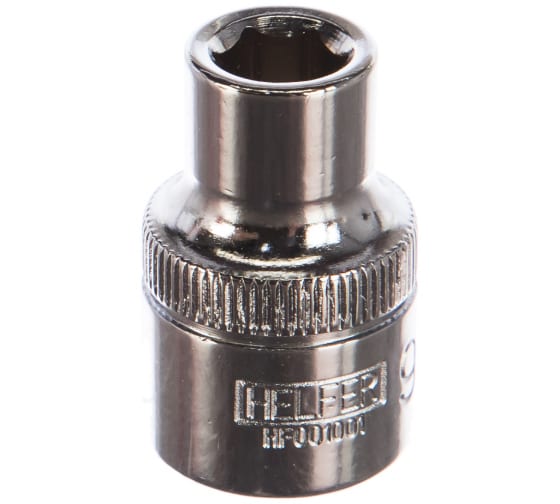 Головка торцевая Helfer HF001001 6-гранная 1/2 дюйма 9 мм