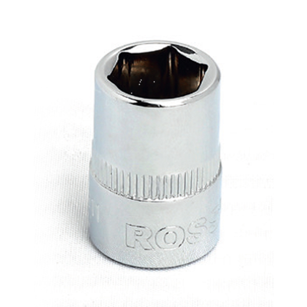 Головка торцевая Rossvik S063806 6-гранная 3/8 дюйма 6 мм
