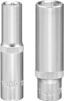 Головка торцевая Thorvik FS11411 6-гранная глубокая 1/4 дюйма 11 мм