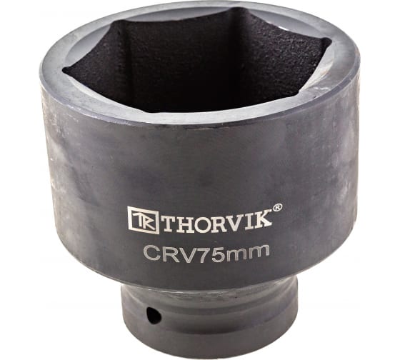 Головка торцевая Thorvik LSWS00175 6-гранная ударная 1 дюйм 75 мм
