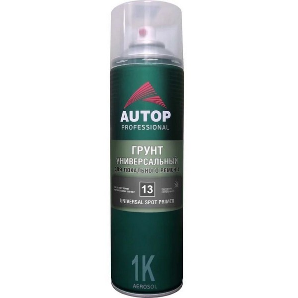 Грунт AUTOP для локального ремонта №13 UNIVERSAL SPOT PRIMER серый 0,65 л.