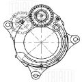 Trialli CM5687 ролик приводного ремня для автомобилей BMW X5 G05 (18-) 2.0i/3.0i [B48; 58] (с натяжным м
