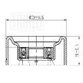 Trialli CM5846 ролик приводного ремня для автомобилей Chevrolet Captiva (06-)/Cadillac SRX (09-) 3.0i/3.2i (только ролик н