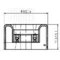 Trialli CM6216 ролик приводного ремня для автомобилей ГАЗель Next (13-)/ГАЗель Бизнес (двигатель Cummins ISF2.8 Euro-4) (только рол