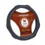 Оплетка на руль Autoprofi AP-1020 BK (L) L 39—40 см кожа черный