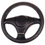 Оплетка на руль SkyWay S01109011 M 37—39 см экокожа черный