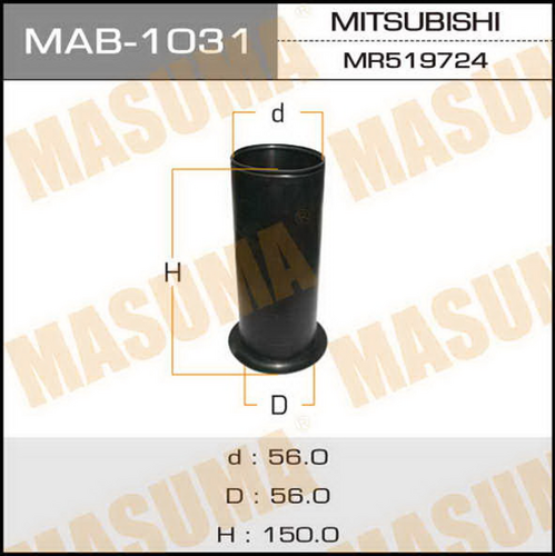 Пыльник амортизатора Masuma MAB1031