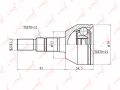 LYNXauto CO-5904 наружный opel