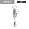 Masuma S024C BKR6EY-11 1 шт.