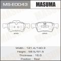 Masuma MSE0043 дисковые, задний мост, двусторонне Mercedes-benz
