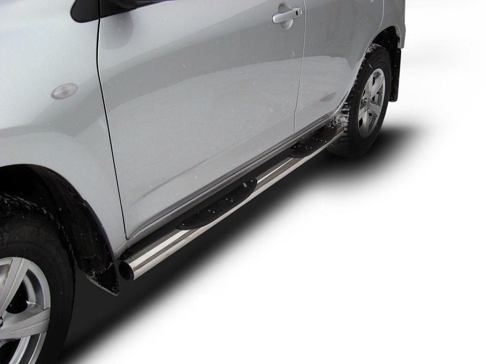 Защита порогов Arbori AFZDATR407 серебристый TOYOTA RAV4 2006-2010