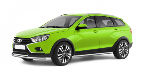 Защита порогов PT LSC220302 - Lada Vesta SW Cross 2017-