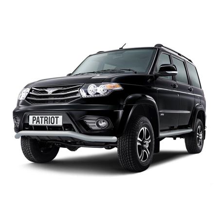 Защита порогов PT UZP-14-330304.2 - UAZ Patriot 2014-