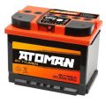 ATOMAN 6CT-63 LA 63А/ч-12V ст EN610 европейские обратная - 240x175x190