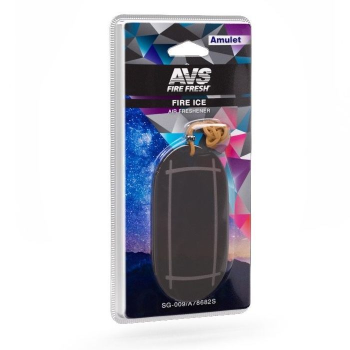 Ароматизатор AVS A78682S гелевый Amulet Fire Ice/Огненный лёд
