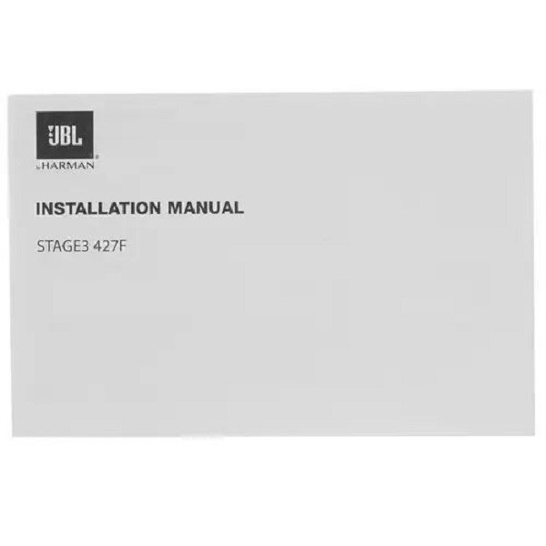 Автоакустика JBL Stage3 427F 4