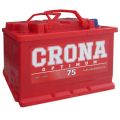 CRONA Optimum 75А/ч-12V ст EN600 европейские прямая 278x175x190