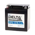 DELTA EPS1218.1 20А/ч-12V EN270 болт+ гайка 6 мм обратная 176x87x154