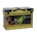 Decus Hard 77А/ч-12V ст EN850 европейские обратная 278x175x190