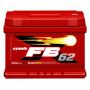Автомобильный аккумулятор Fire Ball 6СТ-62VL 6CT-62VLRLB 62А/ч-12V ст EN620 европейские обратная 242x175x175