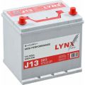 LYNXauto J13 - 60А/ч-12V ст EN500 японские прямая 232x173x225