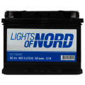 Lights of NORD 6СТ 60А/ч-12V ст EN460 европейские обратная 242x175x190
