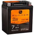 RUNNER Bike RTX7L-BS 7А/ч-12V мото EN150 обратная 113x70x130