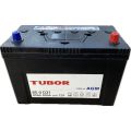 Tubor ASIA AGM 85А/ч-12V ст EN800 японские прямая 305x171x222