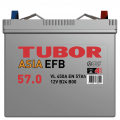 Tubor Asia EFB 100А/ч-12V ст EN900 европейские обратная 306x175x241