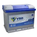 VBD EFB 65А/ч-12V ст EN700 европейские обратная 242x175x190