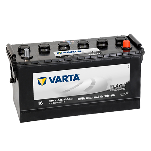 Автомобильный аккумулятор Varta Promotive Black 610 050 085 110А/ч-12V - EN850 европейские обратная 413x175x220