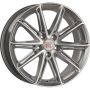 Легковой диск 1000 Miglia MM1007 7,5x17 5x108 ET40 63,4 Silver Gloss Polished
