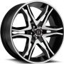 Легковой диск HARP Y-893 8,5x20 5x150 ET45 110,3 Gloss Black / Machined Face