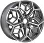 Легковой диск KDW KD1710 7x17 5x114,3 ET50 66,1 Grey_Front_Polished