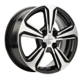 Khomen Wheels KHW1502 6x15 4x100 ET45 56,6 Black-FP