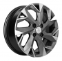 Легковой диск Khomen Wheels KHW1508 6x15 4x98 ET35 58,6 Gray-FP