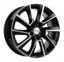 Легковой диск Khomen Wheels KHW1604 6x16 5x100 ET38 57,1 Black-FP
