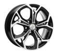 Khomen Wheels KHW1702 7x17 5x110 ET46 63,3 Black-FP