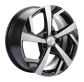 Khomen Wheels KHW1712 7x17 5x112 ET49 57,1 Black-FP