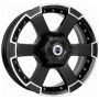 Легковой диск КиК М56 (КС593) 7x16 6x139,7 ET38 100,1 Алмаз черный